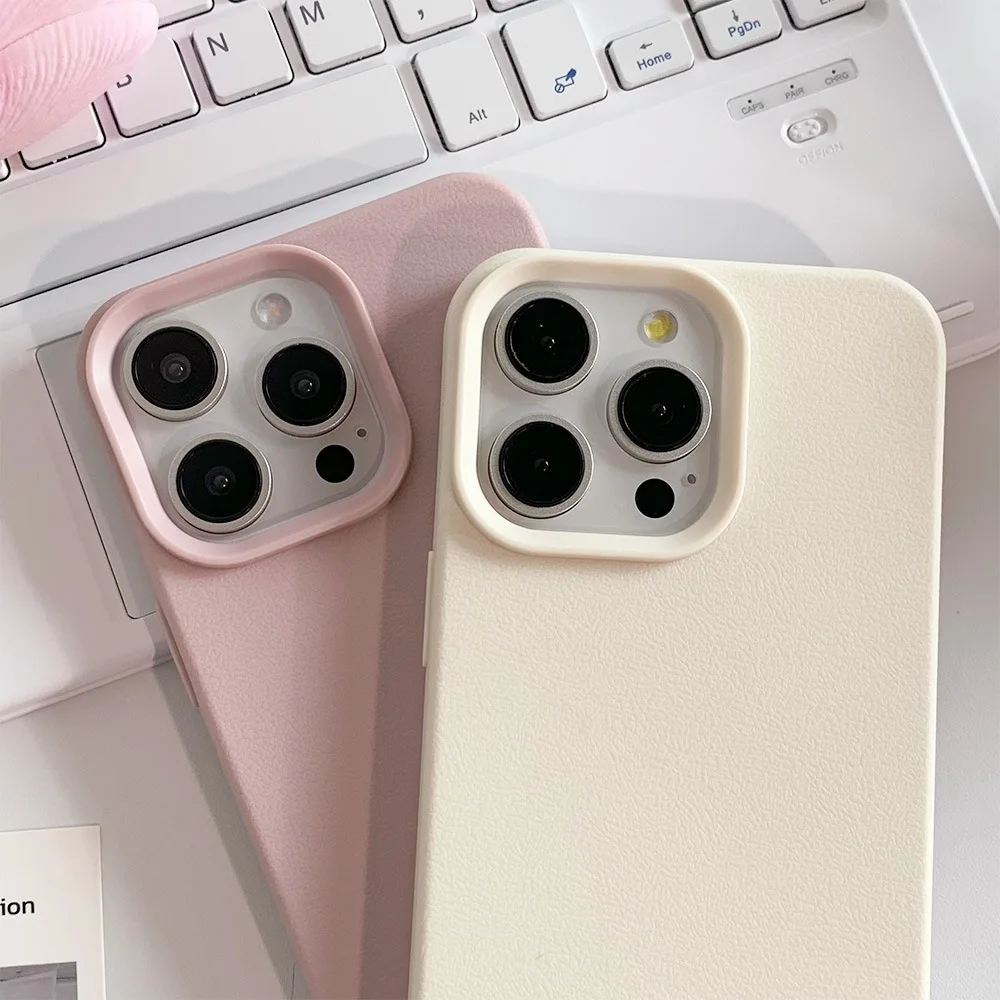 Leather Phone Case For iPhone 17 Pro Max 16 13 11 15 14 Plus 12 17 Air 17Promax 16promax Shockproof Soft TPU Funda Cover Coque - Image 6