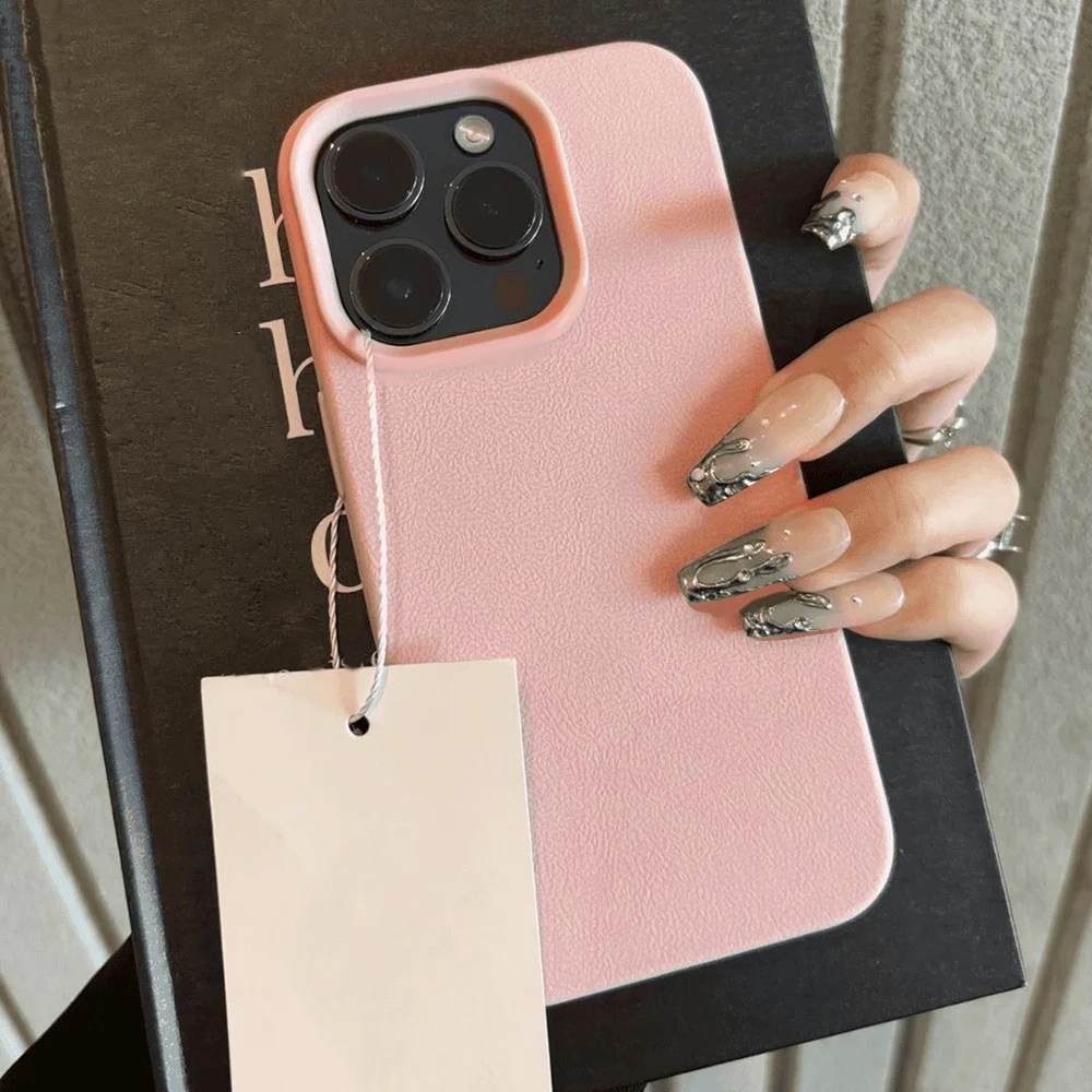 Leather Phone Case For iPhone 17 Pro Max 16 13 11 15 14 Plus 12 17 Air 17Promax 16promax Shockproof Soft TPU Funda Cover Coque - Image 7