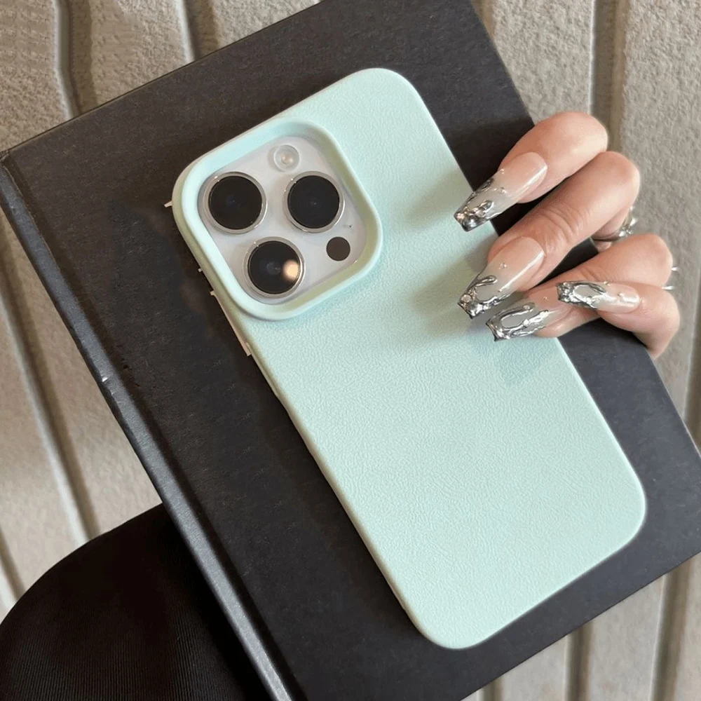 Leather Phone Case For iPhone 17 Pro Max 16 13 11 15 14 Plus 12 17 Air 17Promax 16promax Shockproof Soft TPU Funda Cover Coque - Image 8