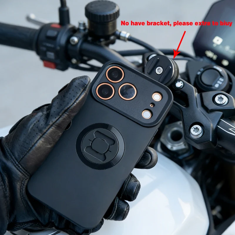 Phone holder Mobile Phone Case for iPhone 17 17Pro 17Air 17ProMax Motorcycle/Bike Moto Mount Cell Phone Cover Shockproof Case - Image 6