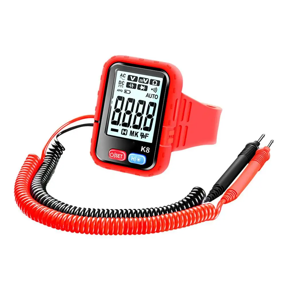 Rechargeable Wearable Digital Multimeter Wristband with Backlight for Voltage DC/AC Resistance And Continuity Testing - Image 7