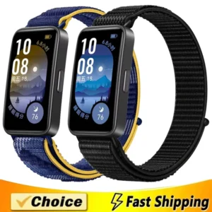 Official Nylon Strap for Huawei Band 10 comfortable Replacement Bracelet Watchband for Huawei Band 10 9 8 Wristband Accessories