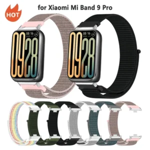 Nylon Loop Strap for Xiaomi Mi Band 9 Pro Smart Watch Sport Strap Bracelet for Mi Band 9 Pro/8 Pro Wristband Accessories Strap