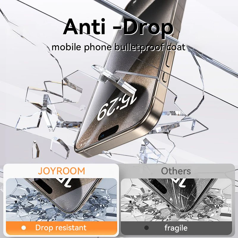 Joyroom 3/2/1PCS HD Glass For iPhone 18 17 16 15 Pro Max Screen Protector Full Screen Glass Protection For iPhone 18 17 16 15Pro - Image 3