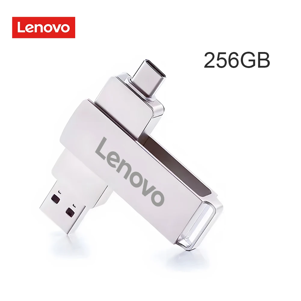 Lenovo Flash drive 512GB 256GB 128GB 64GB 32GB Type C USB 3.0 Memory Mini Usb Stick Dual C Pendrive for Andriods SmartPhone PC - Image 10