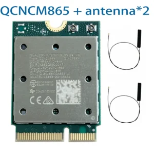 WDXUN for WiFi 7 QCNCM865 WI-FI 7 BT Combo Module Bluetooth 5.3 Up to 5.8 Gbps with 4K QAM,Wi-Fi 7 Wi-Fi 6E Wi-Fi 6 802.11ax