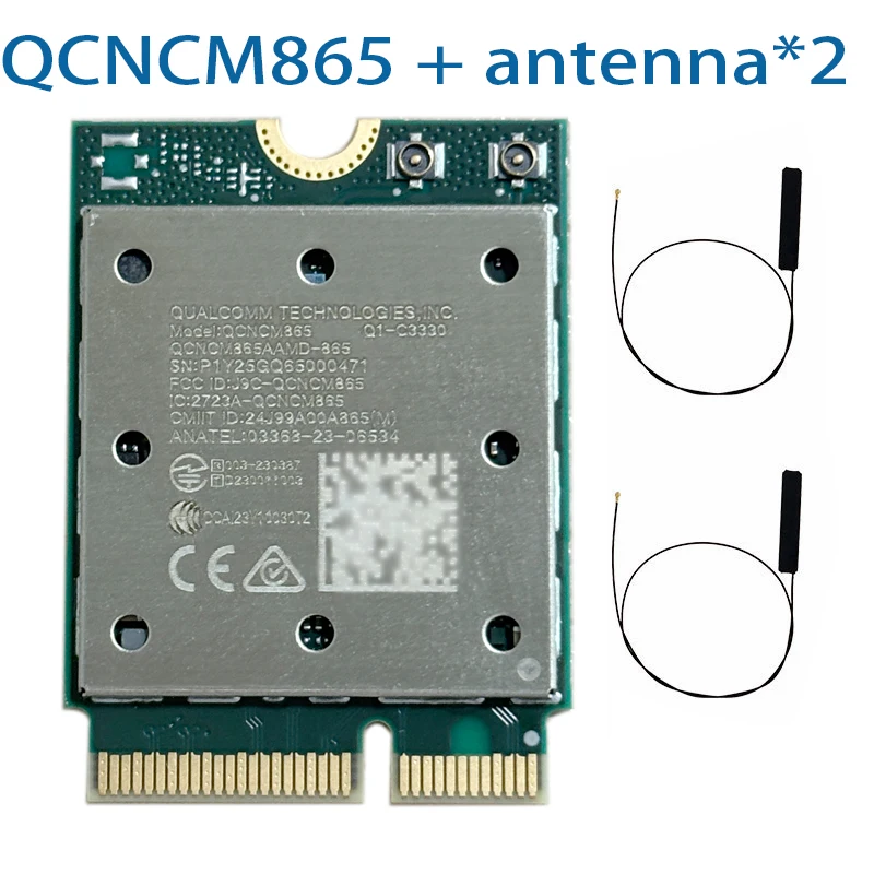WDXUN for WiFi 7 QCNCM865 WI-FI 7 BT Combo Module Bluetooth 5.3 Up to 5.8 Gbps with 4K QAM,Wi-Fi 7 Wi-Fi 6E Wi-Fi 6 802.11ax