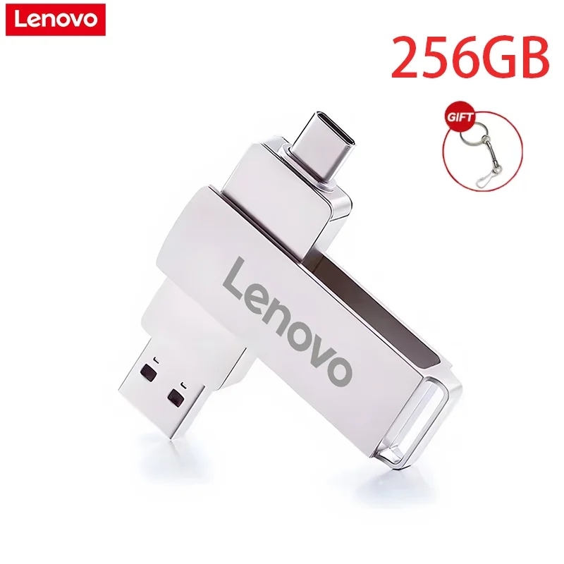 Lenovo High Speed USB 3.0 Flash Drive 512GB Metal Type-C U Disk 256GB 128GB Memory Stick for PC Phone Data Transfer Network Card - Image 18