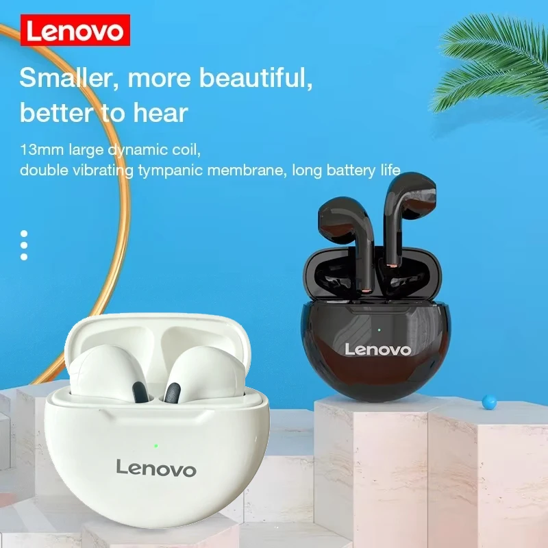 Lenovo HT38 TWS Sport Earphones, Mini Wireless Bluetooth Headset, HiFi Stereo Bass Fast Charging Case Sweatproof Running Earbuds - Image 5