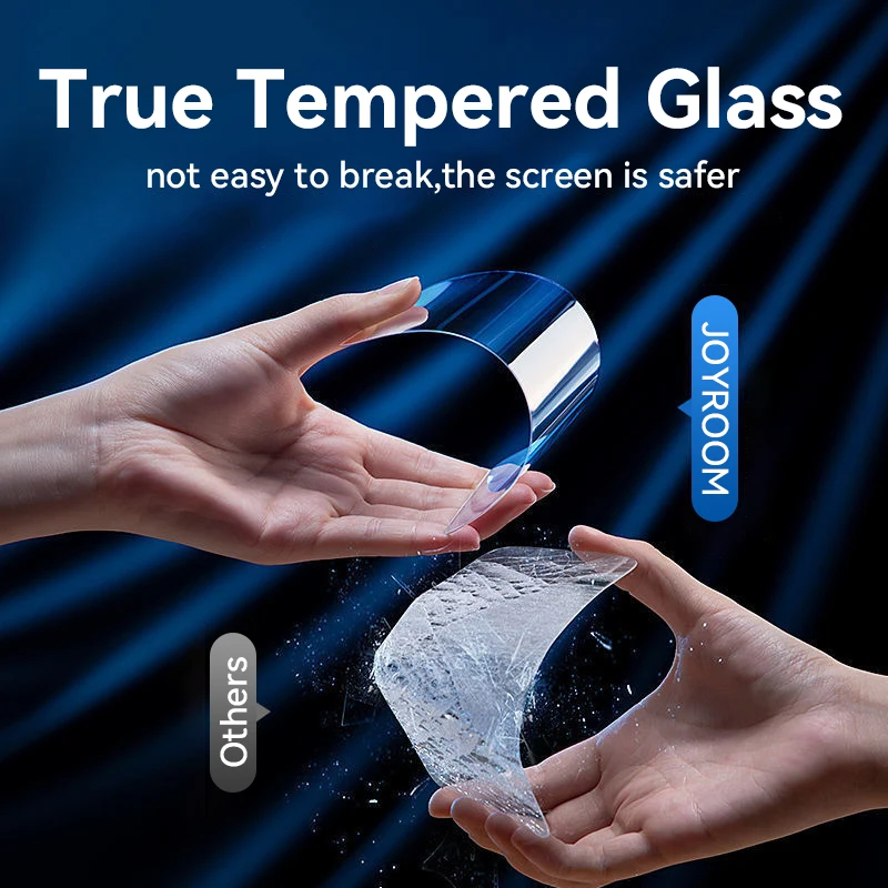 Joyroom 3/2/1PCS HD Glass For iPhone 18 17 16 15 Pro Max Screen Protector Full Screen Glass Protection For iPhone 18 17 16 15Pro - Image 2